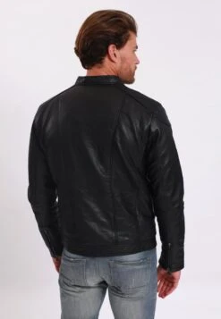 Lee Cooper Buglem - Imitatieleren Jas - Black -Stijl Verkoop 04870d1aa8d94f758dd0418325e871a7