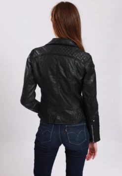 Lee Cooper Berthe - Leren Jas - Black -Stijl Verkoop 05043311a7db4da1b43f9da504c9388a