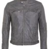 Lee Cooper Bryton - Leren Jas - Vintage Grey