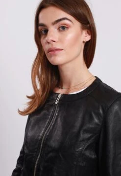 Lee Cooper Bettie - Leren Jas - Black -Stijl Verkoop 08fd0e75532e4fb28a9c8360aa4497d8