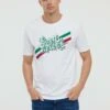 Lee Cooper Azzip Mc - T-Shirt Print - Optic White