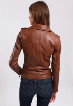 Lee Cooper Bella - Leren Jas - Cognac -Stijl Verkoop 1f29fd8e88694271a51af74c31abeaa0