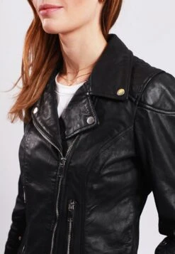 Lee Cooper Berthe - Leren Jas - Black -Stijl Verkoop 249c45cc2d1949efb8b6f790e2043ed3