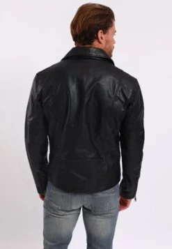 Lee Cooper Babylas - Leren Jas - Black -Stijl Verkoop 2945e43d8ffe419fb95b5260110ee87d