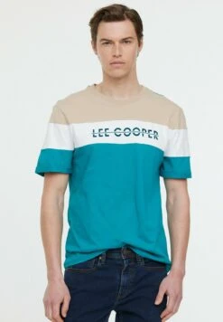 Lee Cooper Acho Mc - T-Shirt Print - Emerald