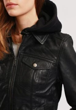 Lee Cooper Baya - Leren Jas - Black -Stijl Verkoop 3cd27fd246854136adbcf8e82293f39b