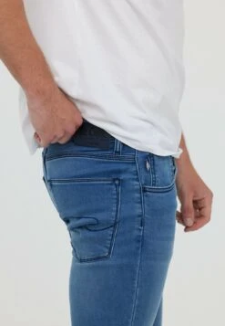 Lee Cooper Lc128Zp - Jeans Tapered Fit - Bright Blue Brushed -Stijl Verkoop 409067701a0a4175a40dea213847e59e