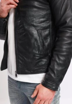 Lee Cooper Buglem - Imitatieleren Jas - Black -Stijl Verkoop 4aad462261004ef3a85392aee7a90aeb