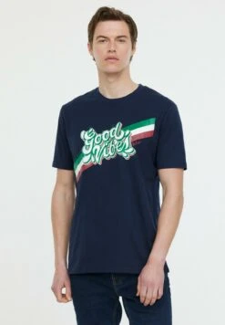 Lee Cooper Azzip Mc - T-Shirt Print - Navy