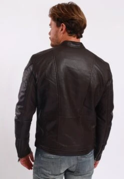 Lee Cooper Buglem - Imitatieleren Jas - Brown -Stijl Verkoop 5ff5fa5271614b1ea1b583155269a9cb