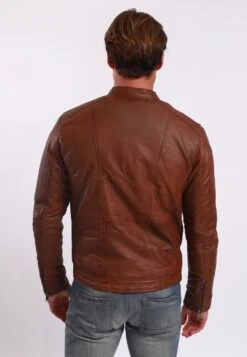 Lee Cooper Buglem - Imitatieleren Jas - Cognac -Stijl Verkoop 71d128b382cb4d9cb501a81da7d887d9