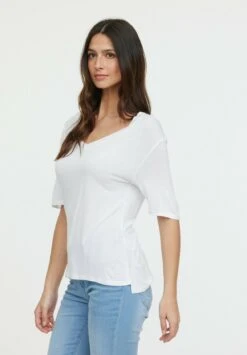 Lee Cooper Adouna M - T-Shirt Basic - Optic White -Stijl Verkoop 7b797052ec9749bc806f2d1d194228fb