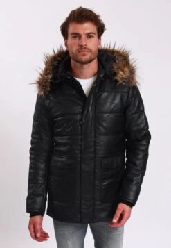 Lee Cooper Downjacket With Round Collar And Removable Hood With Synth - Leren Jas - Black 5 Lee Cooper Downjacket With Round Collar And Removable Hood With Synth - Leren Jas - Black -Stijl Verkoop 7cb595a51c7a4f47bef9ee93807bca23