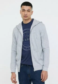 Lee Cooper Etienne - Sweater Met Rits - Gris Chiné