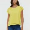 Lee Cooper Aniele Sm - T-Shirt Print - Lemon