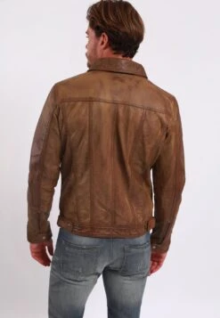 Lee Cooper Leren Jas - Vintage Cognac -Stijl Verkoop 87b6610817cf4268b5f7540770386c41