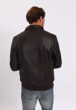 Lee Cooper Bernard - Leren Jas - Brown -Stijl Verkoop 90ec0e4b3c574672a929ee66fed90b5d