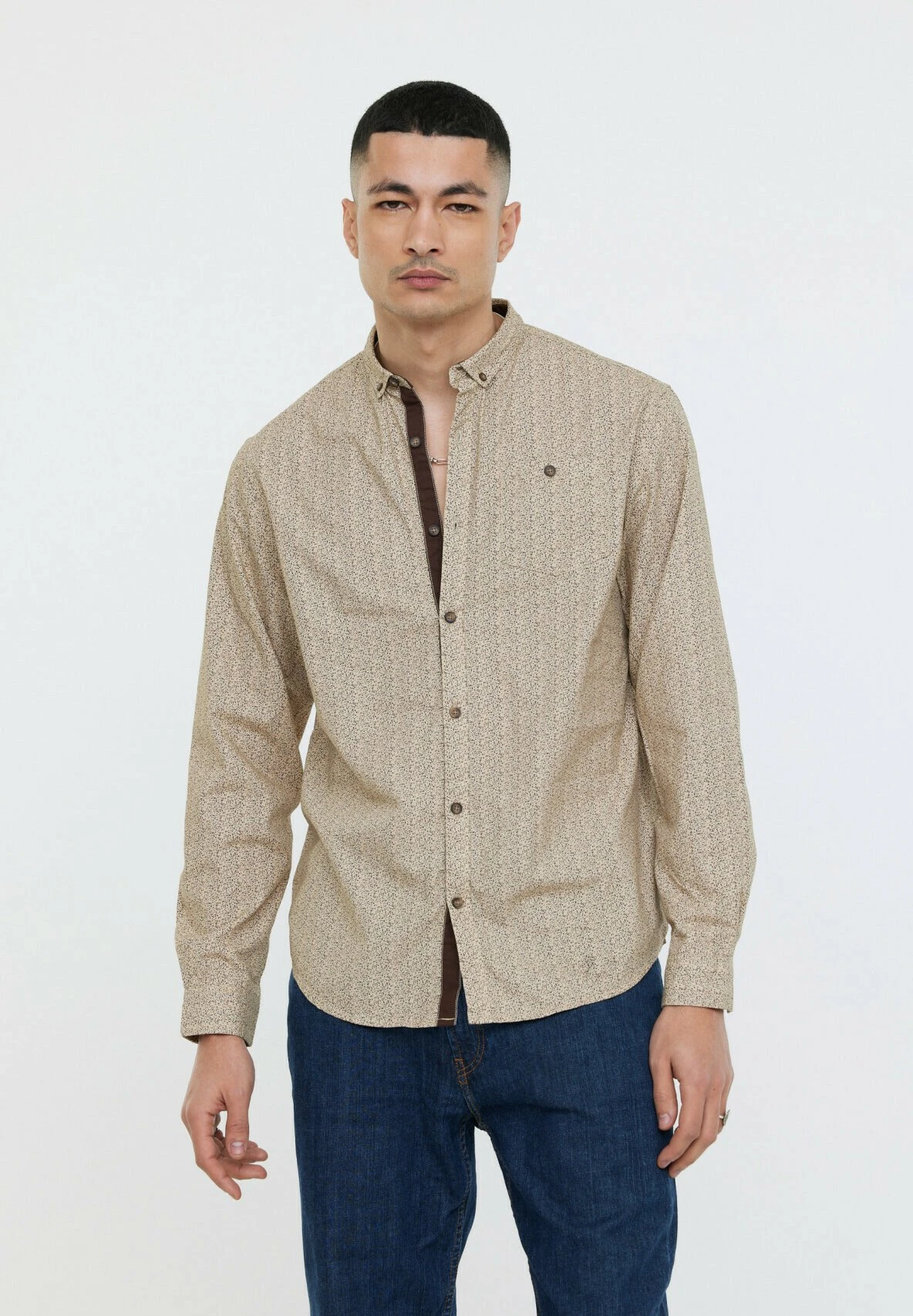 Lee Cooper Darich M - Overhemd - Cream 1 Lee Cooper Darich M - Overhemd - Cream