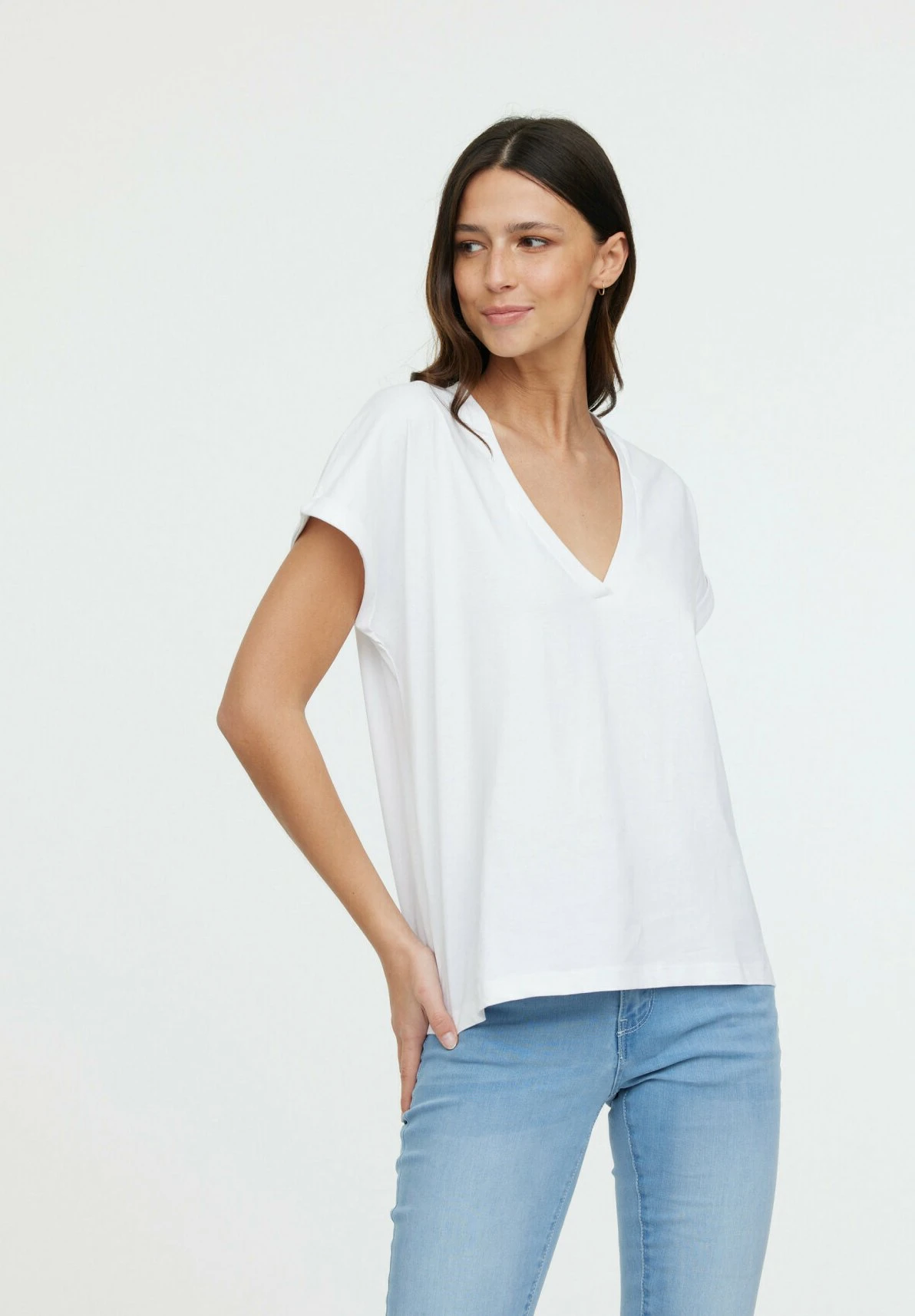 Lee Cooper Alys Mc - T-Shirt Basic - Optic White 4 Lee Cooper Alys Mc - T-Shirt Basic - Optic White - Afbeelding 4