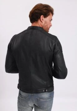 Lee Cooper Bertin - Leren Jas - Vintage Black -Stijl Verkoop 96c25f3ed91f4b9ab18858e8bbe1fbbc