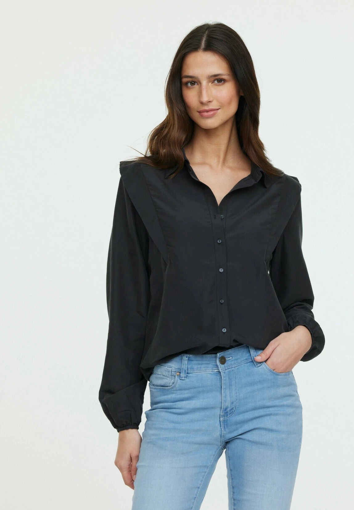 Lee Cooper Dalza Ml - Overhemdblouse - Black 1 Lee Cooper Dalza Ml - Overhemdblouse - Black