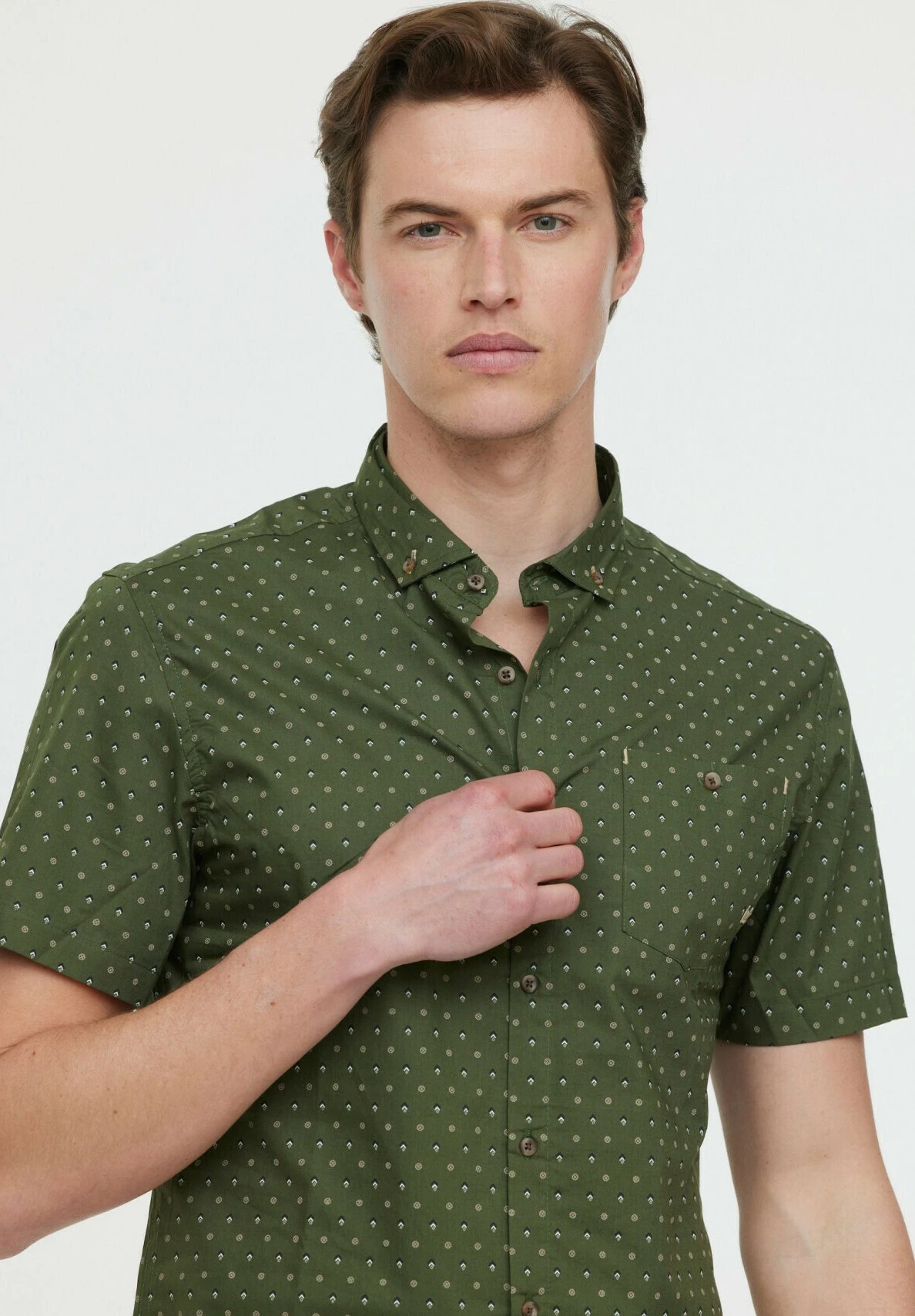 Lee Cooper Dimio Mc - Overhemd - Army 3 Lee Cooper Dimio Mc - Overhemd - Army - Afbeelding 3