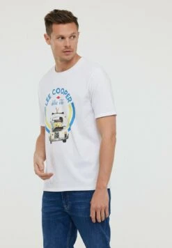 Lee Cooper Afiat Mc - T-Shirt Print - Optic White -Stijl Verkoop a0607c7a73ac43d5b793df0453760c3b