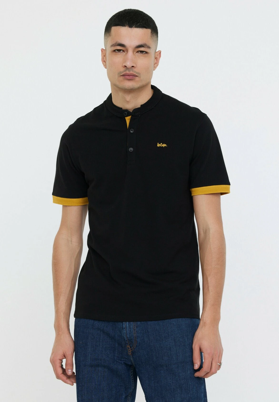 Lee Cooper Benos Mc - T-Shirt Basic - Black 1 Lee Cooper Benos Mc - T-Shirt Basic - Black