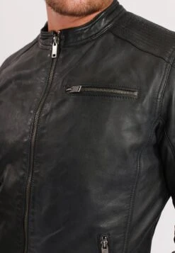 Lee Cooper Bertin - Leren Jas - Vintage Black -Stijl Verkoop ba851899e6924154922c3469ba15f7b1