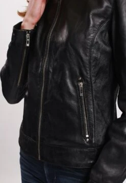 Lee Cooper Bettie - Leren Jas - Black -Stijl Verkoop bd89221fe3ec48c79ba598c98935e195