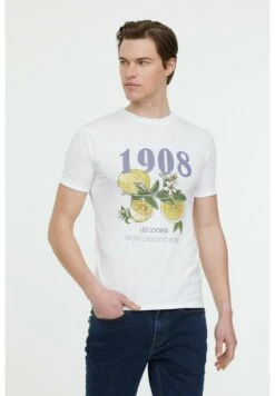 Lee Cooper Axis Mc - T-Shirt Print - Optic White -Stijl Verkoop cb0e18ec493946c9ac7329ba471f7ea4