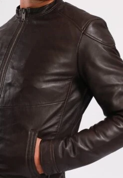 Lee Cooper Buglem - Imitatieleren Jas - Brown -Stijl Verkoop d059389cb3c0447592c95a66068d33db