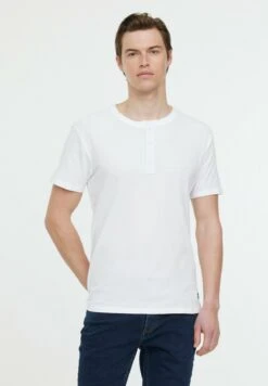 Lee Cooper Azzo Mc - T-Shirt Basic - Optic White