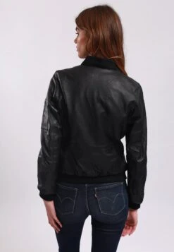 Lee Cooper Blanca - Leren Jas - Black -Stijl Verkoop df66d9bd04914207adedfb4d299ee7da