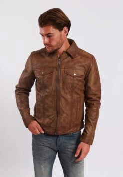 Lee Cooper Leren Jas - Vintage Cognac