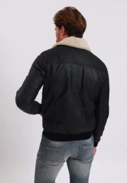 Lee Cooper Barnabe - Leren Jas - Black -Stijl Verkoop f17df5cc90e94b968f6bb540e78631ca